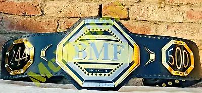 UFC BMF Replica Title Belt Championship Adult Size Brass 2MM Original Leather • $108