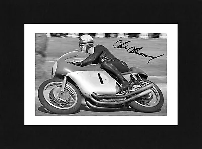 8X6 Mount MIKE HAILWOOD Signed PHOTO Print Ready To Frame MOTO GP SUPERBIKES • £7.49