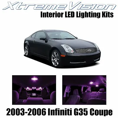 XtremeVision Interior LED For Inifiniti G35 Coupe 2003-2006 (12 PCS) Pink • $12.99