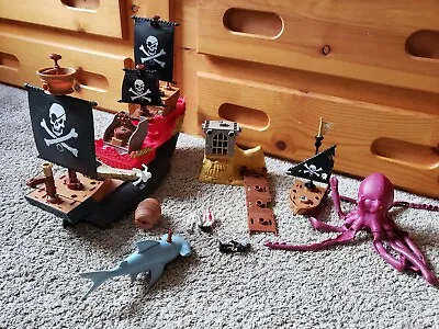 Matchbox Pirate Ship Mega Rig Building System Build 30 Ships  Pirate Lair Shark • $200