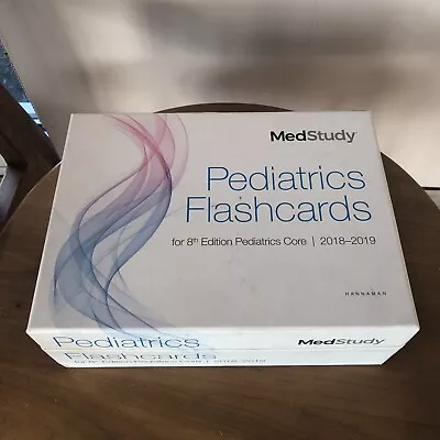 MedStudy Pediatrics Flashcards 8th Edition Pediatrics Core 2018-2019 Hannaman • $99.99