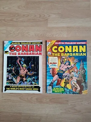 £20 • Buy 2 Marvel Treasury Special GIANT Conan The Barbarian #4 & 15 (1975-77) FREE P&P
