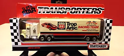 Matchbox Super Star Transporters Die Cast Semi 1991 TROP ARTIC RACING Yarborough • $8