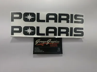 Polaris Premium Vinyl 2 Pack Decals Pick Color Size Tracked & Insured • $5.99