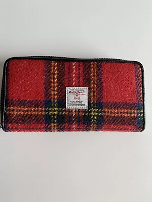 Harris Tweed Red Tartan Purse • £18