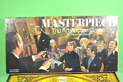 £40 • Buy Vintage MASTERPIECE - The Art Auction Game By Parker 1970 ~ Complete, Nice