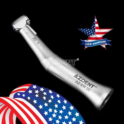 $52.49 • Buy AZDENT Dental Implant 20:1 Reduction Contra Angle Push Button Surgical Handpiece