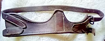 Equestrian: Miracle Cribbing Collar   Double  Buckle All  Leather  Belts 20 +26  • $45