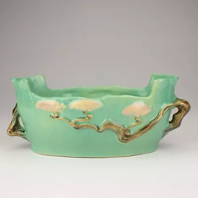 Roseville Vintage Pottery Ming Tree Console Bowl Shape 526-9 Jade Green • $145