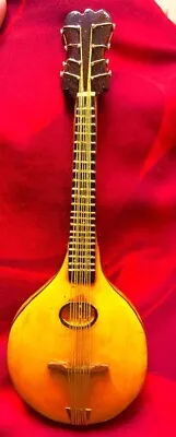 Showpieces Wooden Decorative Musical Instrument Miniature Guitar Acoustic Iteam • $73.04