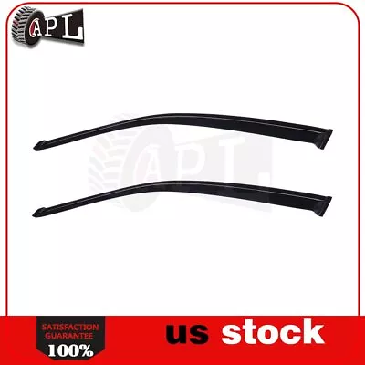 Dark Black Side Wind Deflectors Window Visors Vent For 01-05 Honda Civic Coupe • $25.18