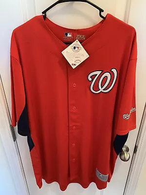 Max Scherzer Washington Nationals Jersey Adult XXL NWT Stitched • $55