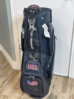Datrek Cart Bag USA Stealth Navy 14 Way Divider Red White Blue NEW Has Flaw Read • $30