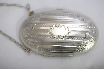 Silver Plated Evening / Coin Purse Marked Ger Silver • $120