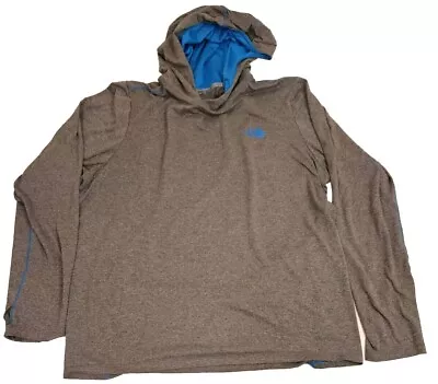 The North Face Hoodie Men's LARGE Flashdry Long Sleeve Hooded Outdoor Pullover  • $19.89