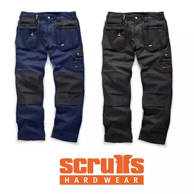 £30.95 • Buy Scruffs WORKER PLUS Trousers | Trade Hard Wearing Work Trousers NAVY | BLACK