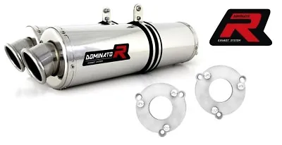 DOMINATOR Exhaust ROUND SUZUKI GSXR 1000 K7-K8 07-08 + DB KILLER • $398