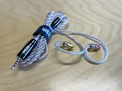 Meze 2.5mm To MMCX | TRRS Balanced Silver Plated Braided Cable | Open Box • $99.95