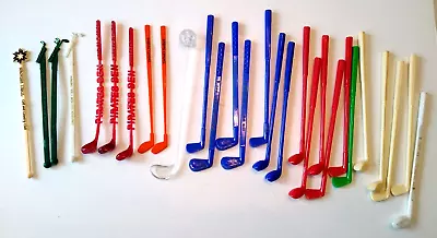 Vintage Golf Themed Swizzle Sticks Stirrers Lot Of 28 • $12.99