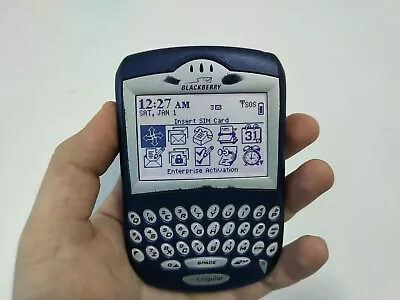 RARE BlackBerry 6280 - Blue (Unlocked) Smartphone Collectors Item 6220 6210 6230 • £149.99