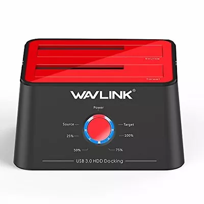 £37.03 • Buy Hard Drive Clone Docking Station HDD Dual-Bay Dock USB 3.0 To SATA External Dua