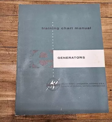 Delco-Remy STANDARD GENERATORS General Motors Install & Training Manual • $12