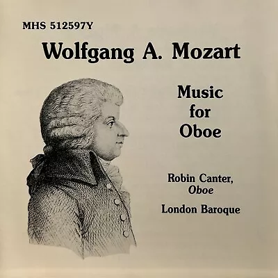 Mozart : Music For Oboe Robin Canter (CD Musical Heritage Society) *Very Good* • $20.80