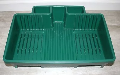 Vintage GREEN Rubbermaid Dish Drip Air Dry Drainer Large Plastic Drying Rack EUC • $89.95