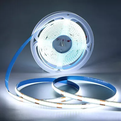 10M Per Roll 24V COB LED Strip Lights 320LEDs/M Flexible LED 6000K DC Connertor  • $4.99