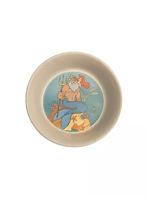 Vintage Little Mermaid Collector Cereal Bowl Disney Zak Designs Melamine  • $9.99