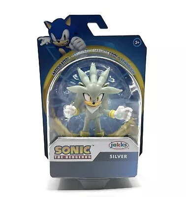 Jakks Pacific Sonic The Hedgehog Silver The Hedgehog 2.5” Inch Action Figure • $14.99