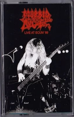 MORBID ANGEL  Live At SCUM '89  CASSETTE Grindcrusher Tour DEATH METAL Rare CULT • $10