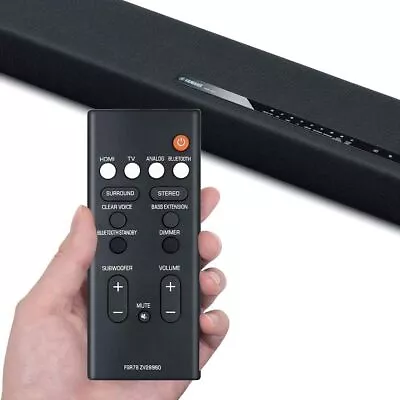 $19.99 • Buy Audio Speaker Soundbar Remote Control For YAMAHA YAS-106 107 207 FSR78 ZV28960