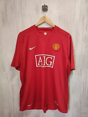 Manchester United 2007 2008 2009 Home Size XL Nike Football Shirt Jersey Soccer • $49.95