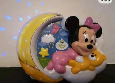 £9.99 • Buy Disney Clementoni Baby Mickey Mouse Star Projector Night Light, Musical Toy