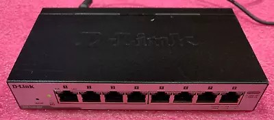 D-Link DGS-1100-08P V1 8-Port Gigabit PoE Switch W/ Power Cord • $31.97