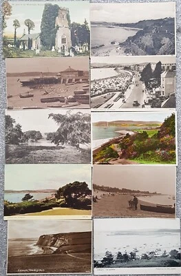 £5 • Buy 10x Exmouth Devon PCs RPPC/Printed 1904-1950s