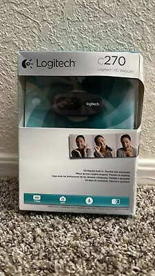 Logitech C270 HD Webcam Video Calls High Definition 720p Built-In Mic BRAND NEW • $14.99