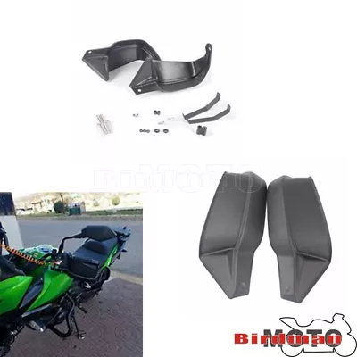 Motorcycle Black Hand Guards Protector For Kawasaki Z900 2017 Versys 650 10-17 • £40.08