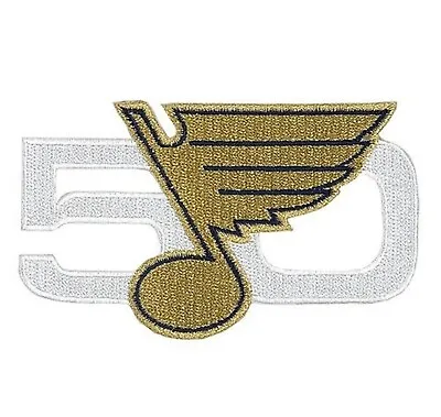 $11.99 • Buy NHL St. Louis Blues 50th Anniversary Jersey Patch 2016/17 Season