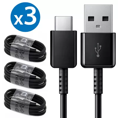 3-Pack OEM Samsung USB Type C Fast Charging Cable Galaxy S8 S9 S10 Plus Note 8 9 • $6.99