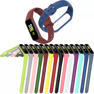Strap Watchband Replacement Silicone For Samsung Galaxy Fit 2 SM-R220 • $11.11