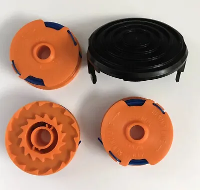 3 X Spool & Line + Cap For QUALCAST GGT600A1 Strimmer Trimmer  *FAST POST* • £19.95