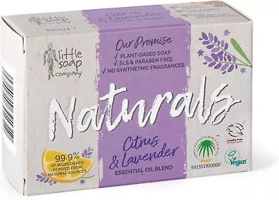 Little Soap Company Naturals Range Bar Soap Refreshing Cleansing Soap Bars • £3.61