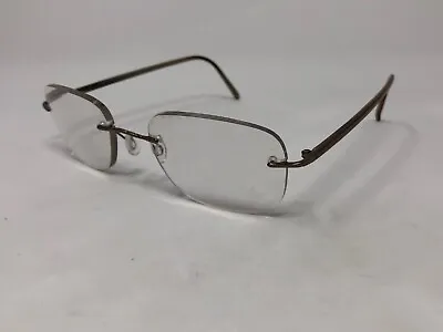 MARCHON AIRLOCK 2 770 053 Eyeglasses Frame Rimless 140mm Brown Clear MW64 • $28.37