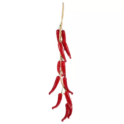  Elastic High Heels Shoe Straps Desk Topper Faux Paprika Food • £6.87