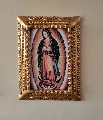 Our Lady Of Guadalupe Virgin Of Guadalupe Guadalupe Icon Framed Art Icon • $109