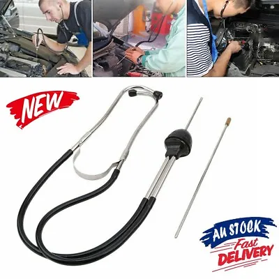 Car Mechanics Stethoscope Engine Block Auto Diagnostic Listen Noise Hearing Tool • $13.86