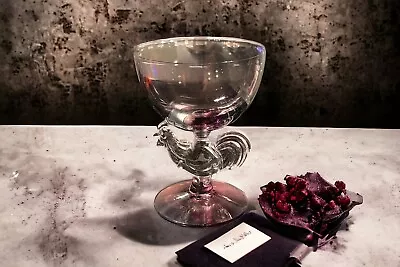 $15.50 • Buy Morgantown Chanticleer Amethyst Rooster Cocktail Goblet Cordial Glass 4 Inches