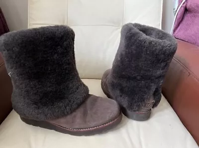 UGG Maylin Chocolate Brown Boots Uk Size 7.5EUR Size 40 • £59.90